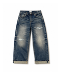 Ripped Folded Selvedge Jeans