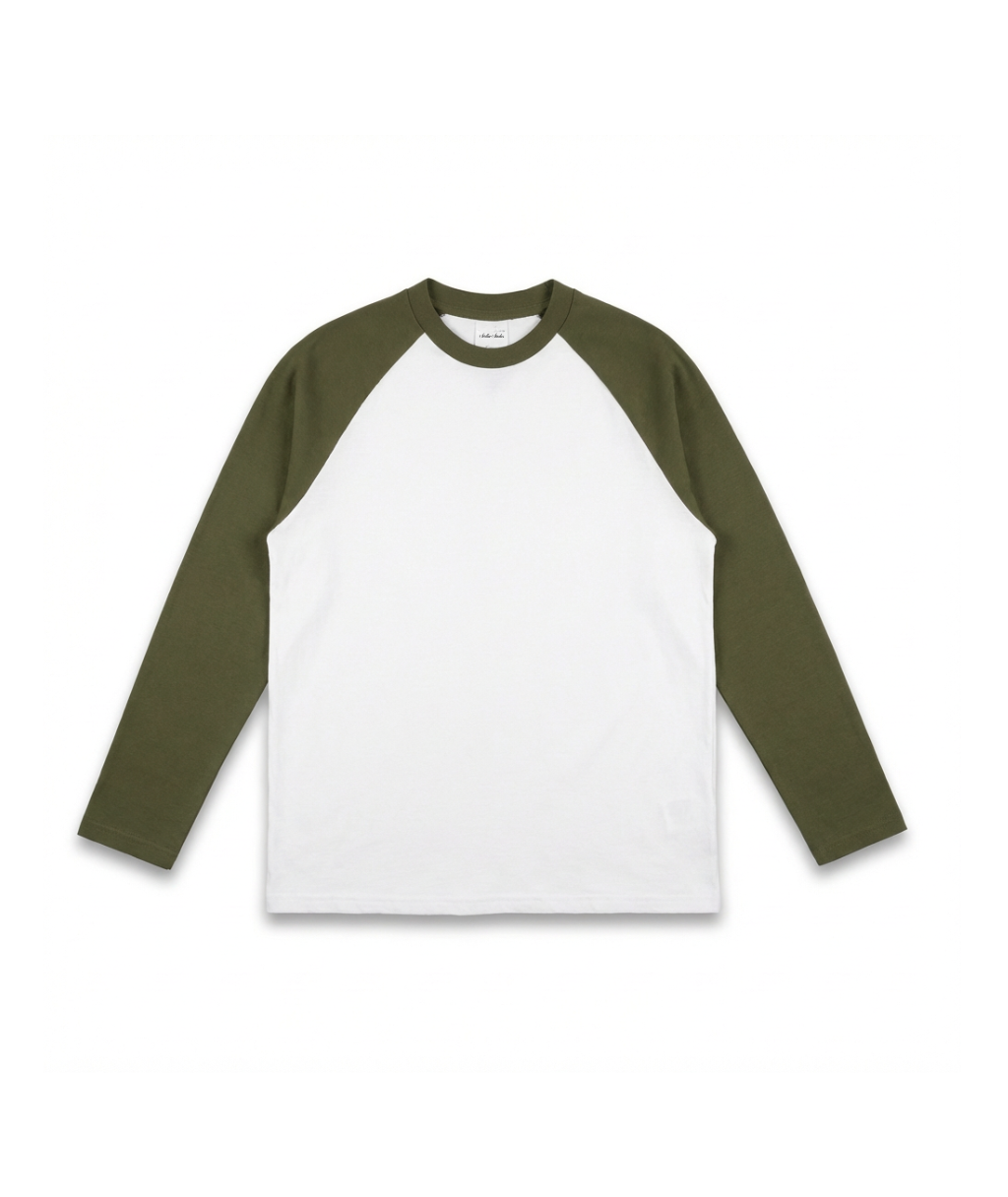 White/Green Long Sleeve