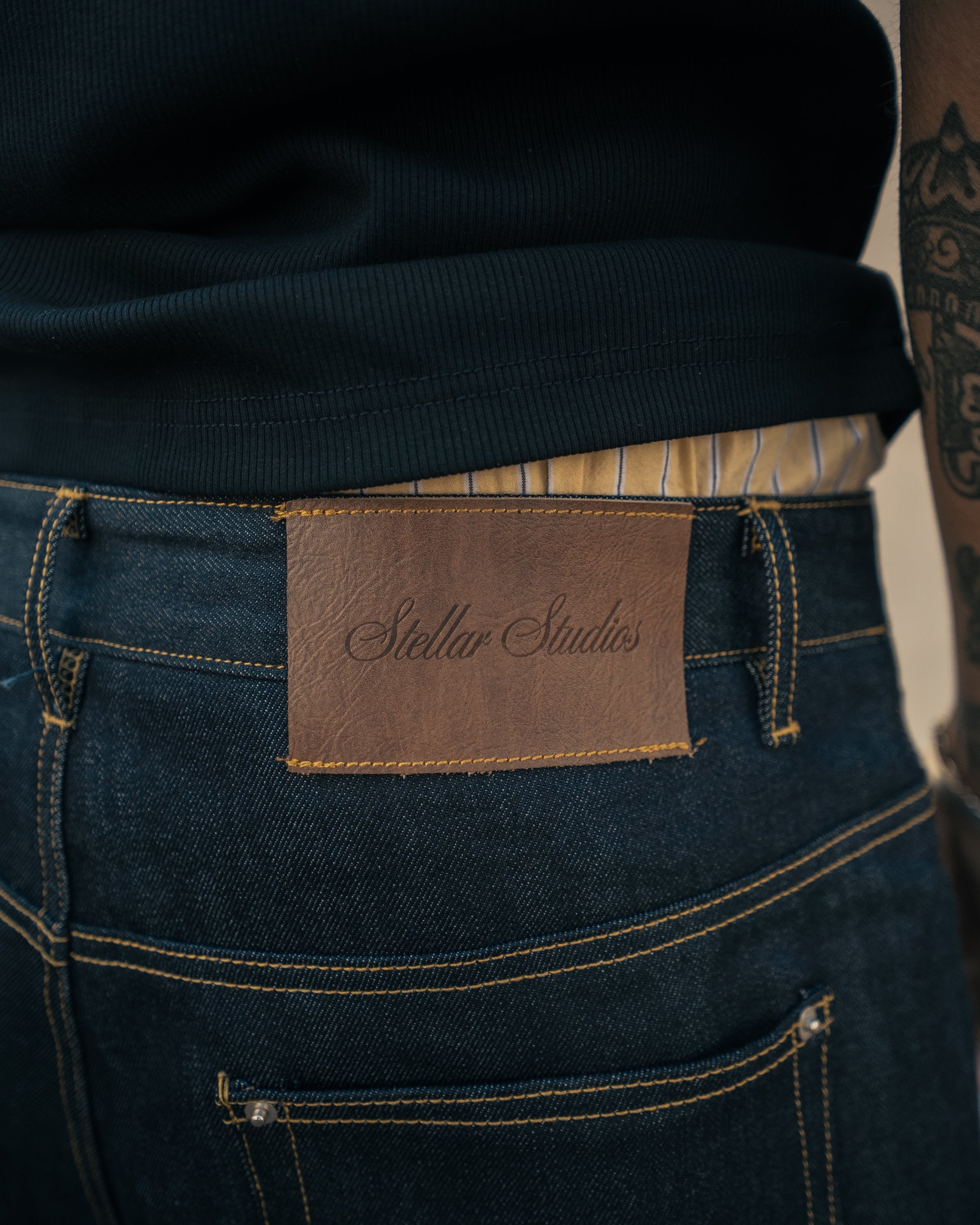Blue Selvedge Shorts