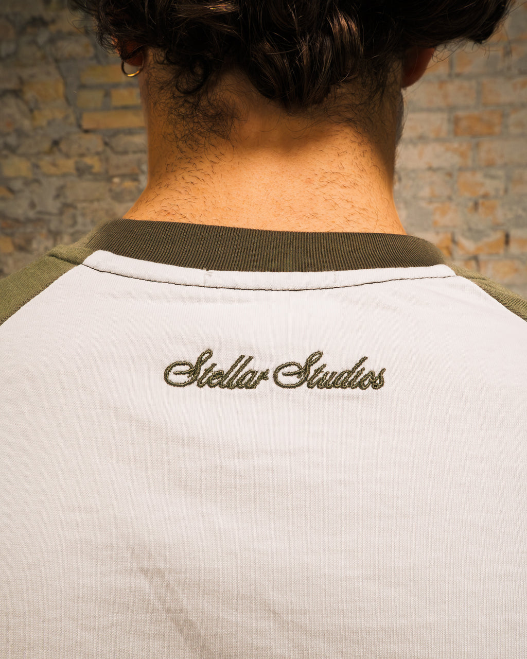 White/Green Long Sleeve