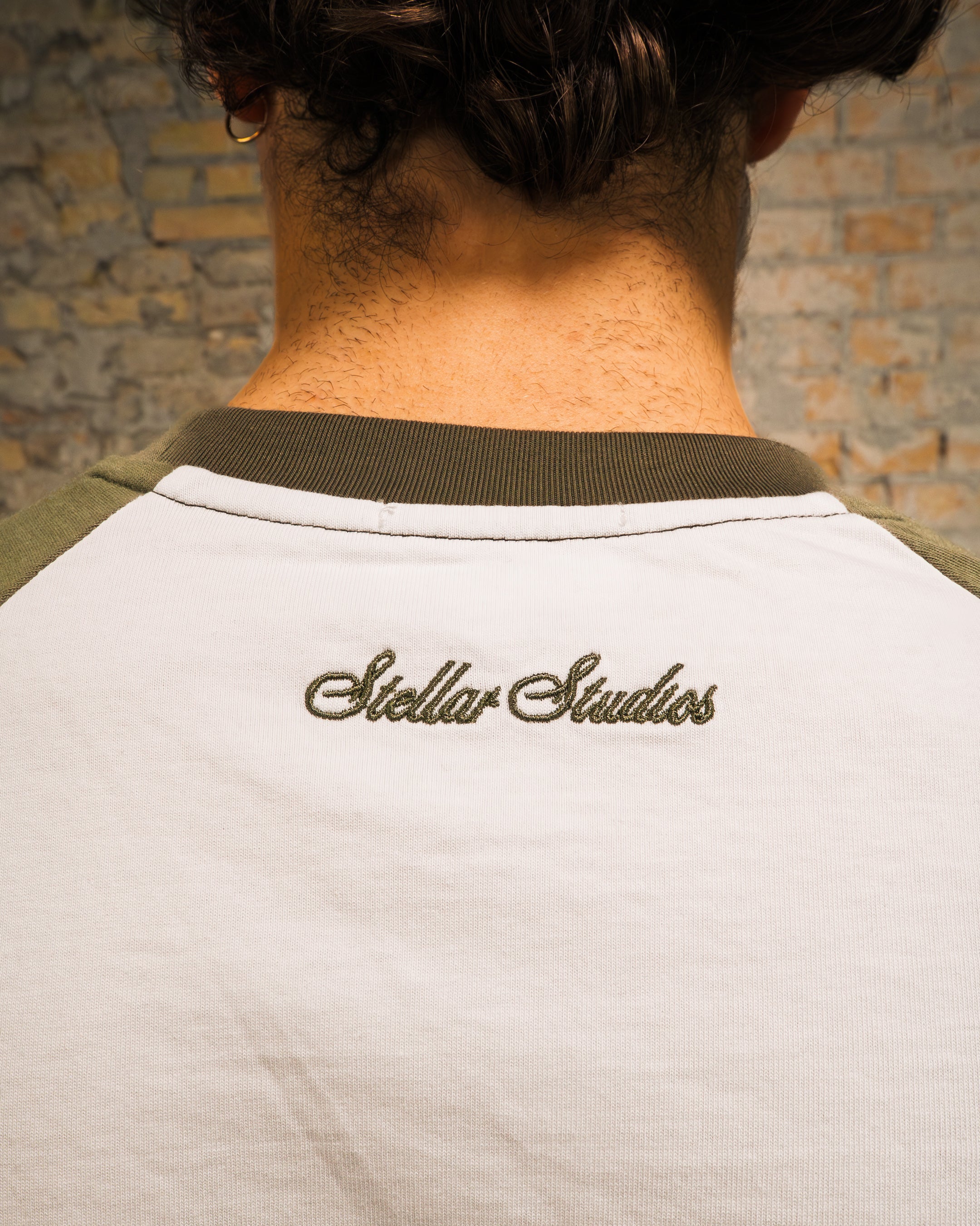 White/Green Long Sleeve