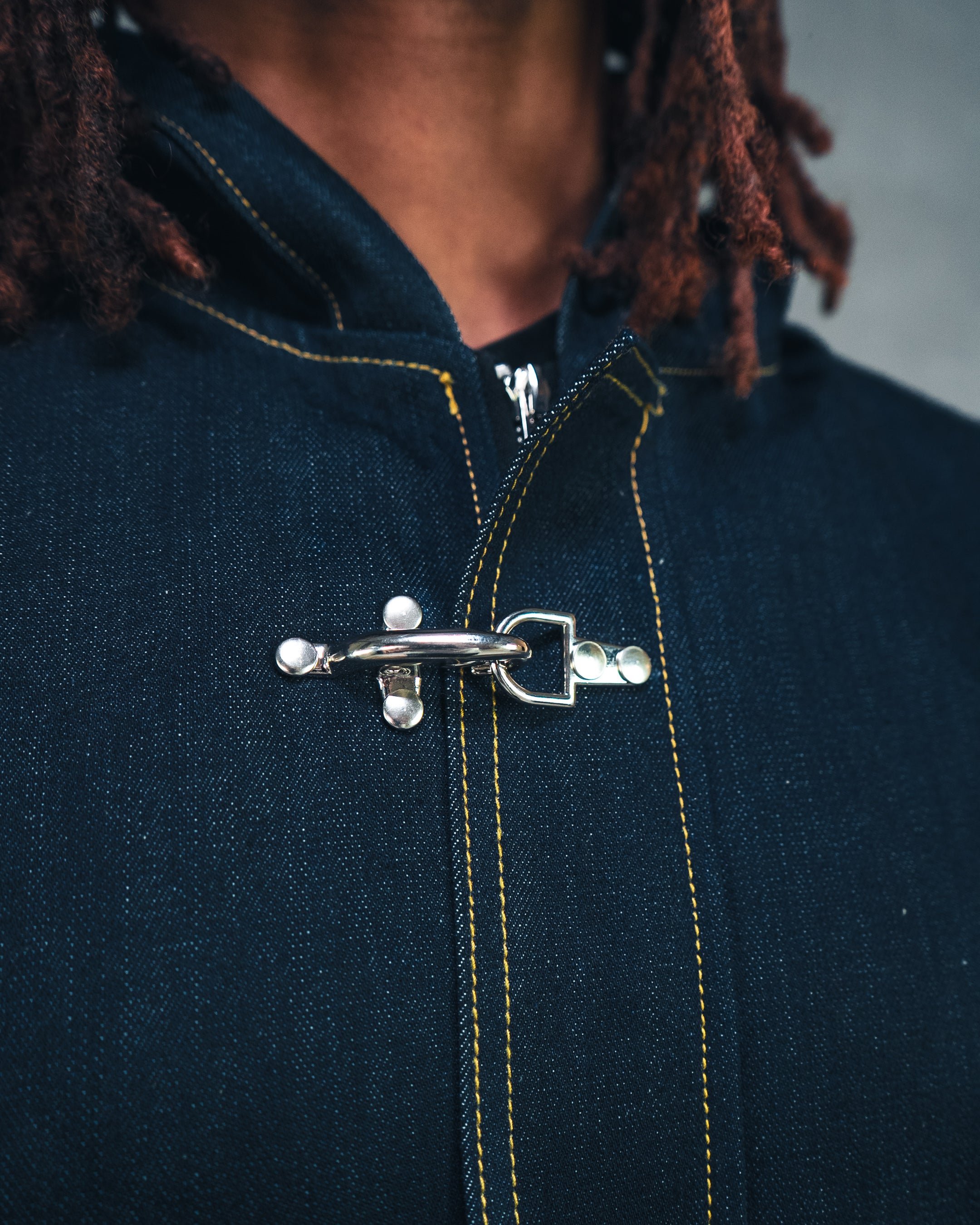 Blue Selvedge Clasp Jacket (16,8oz)