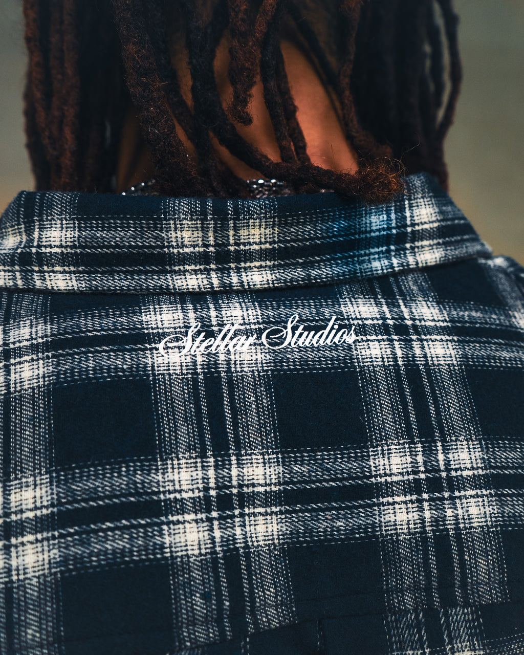 Checkered Blue Shirt