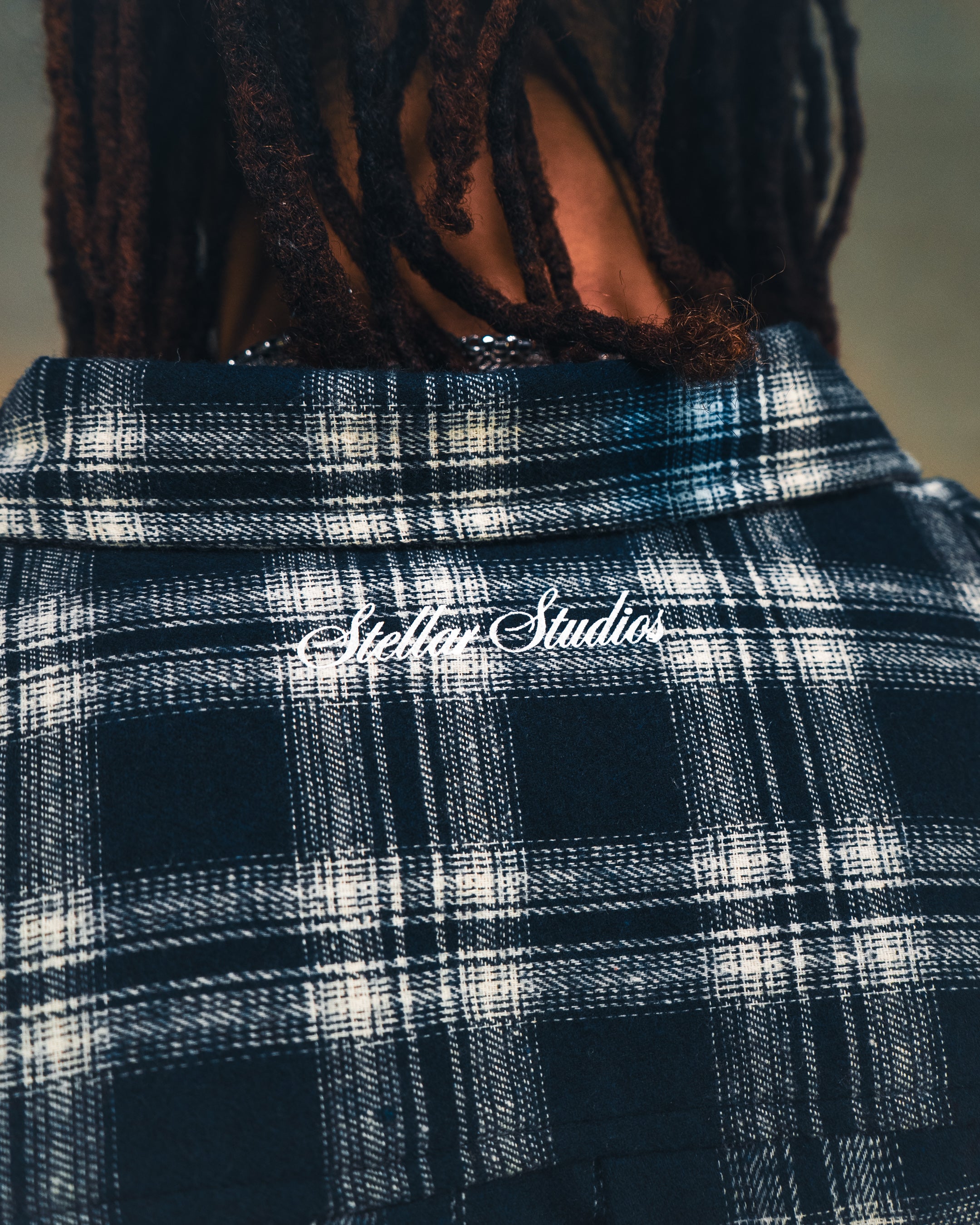 Checkered Blue Shirt
