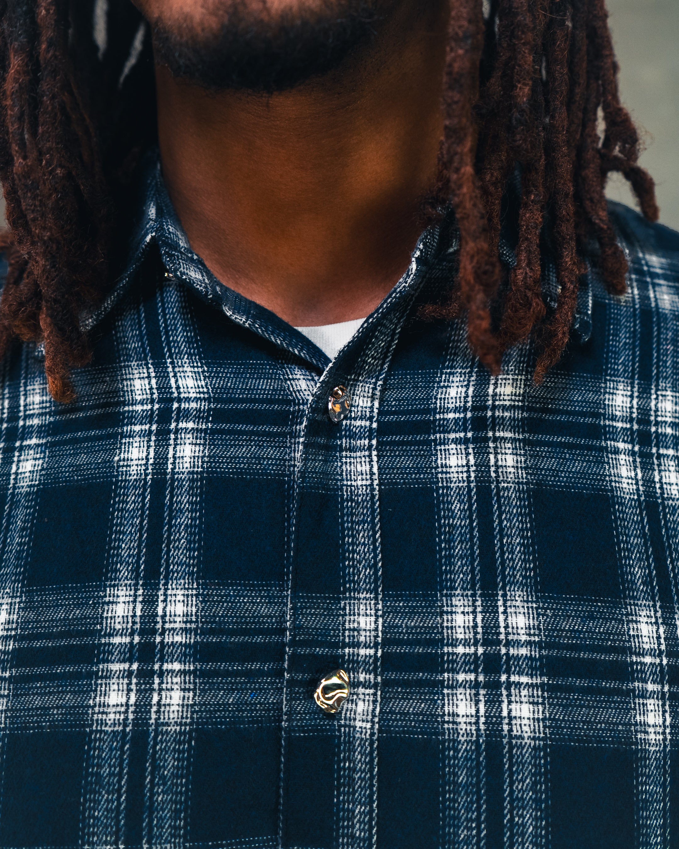 Checkered Blue Shirt