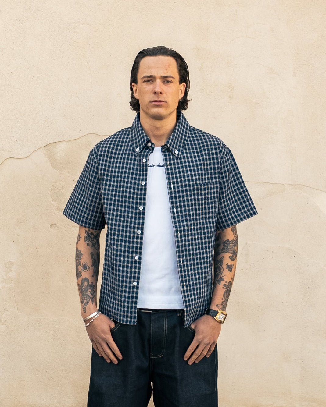 Blue Checkered Shirt