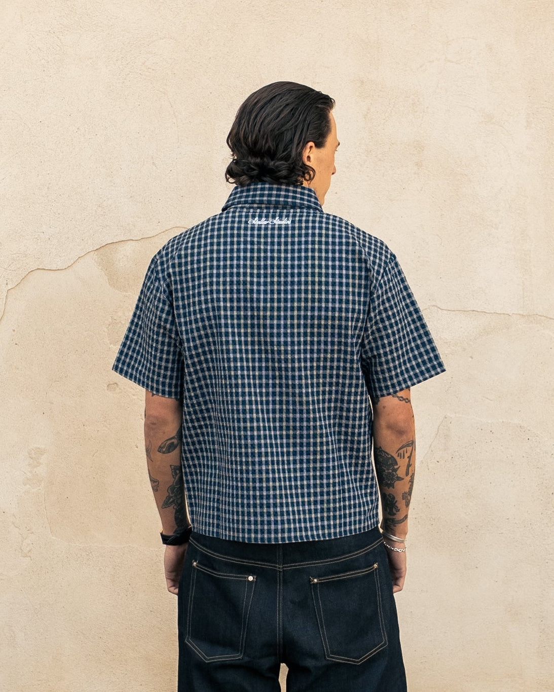 Blue Checkered Shirt