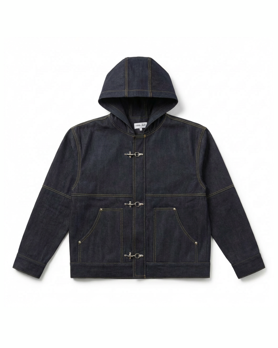 Blue Selvedge Clasp Jacket (16,8oz)
