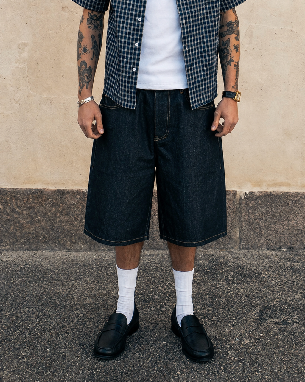 Blue Selvedge Shorts