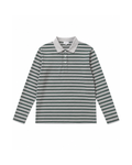 Grey Striped Polo